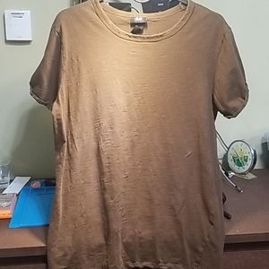 H&M Mens brown shirt
